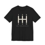 Manual Transmission Generation Shirt - Retro Car Guy Gift in Black