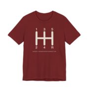 Manual Transmission Generation Shirt - Retro Car Guy Gift in Cardinal