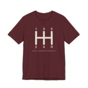 Manual Transmission Generation Shirt - Retro Car Guy Gift in Maroon