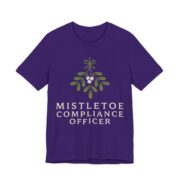 Mistletoe Compliance Officer Shirt - Funny Christmas Tee in Team Purple