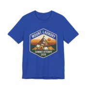 Mount Laundry Summit Attempt Shirt - Funny Mom Life Tee in True Royal