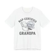 Nap Certified Grandpa Shirt - Funny Grandpa Gift Tee in White