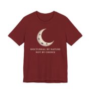 Nocturnal By Nature Not By Choice Shirt in Cardinal