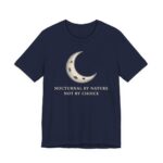 Nocturnal By Nature Not By Choice Shirt in Navy