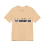 Nothing In My Glass Everything In My Head Shirt in Sand Dune