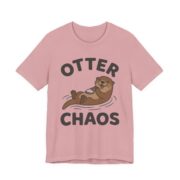 Otter Chaos Shirt - Funny Otter Pun Tee in Orchid