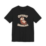 Otterly Unavailable Shirt - Funny Graphic Tee in Black