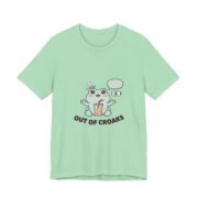 Out Of Croaks Cute Frog Boba T-Shirt in Mint