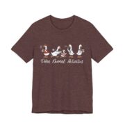 Para Normal Activities Funny Duck Pun T-Shirt in Heather Maroon