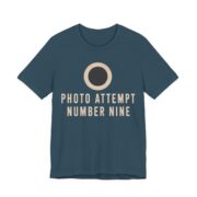 Photo Attempt Number Nine Shirt - Funny Christmas Tee in Deep Teal
