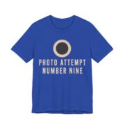 Photo Attempt Number Nine Shirt - Funny Christmas Tee in True Royal