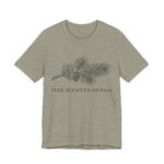 Pine Scented Denial Shirt - Funny Christmas Tee in Heather Stone
