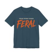 Present Opening Technique Feral Shirt - Funny Christmas Tee in Deep Teal
