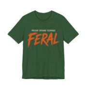 Present Opening Technique Feral Shirt - Funny Christmas Tee in Evergreen