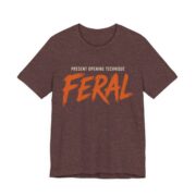 Present Opening Technique Feral Shirt - Funny Christmas Tee in Heather Maroon