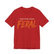 Present Opening Technique Feral Shirt - Funny Christmas Tee in Red