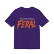 Present Opening Technique Feral Shirt - Funny Christmas Tee in Team Purple