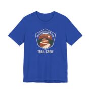 Procrastination Peak Trail Crew Tee - Funny Hiking Parody Shirt in True Royal