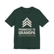 Promoted To Grandpa Never Demoted Shirt - New Grandpa Gift in Forest