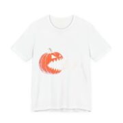Pumpkin And Ghosts Cute Halloween T-Shirt in White