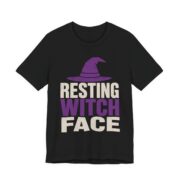 Resting Witch Face Shirt - Funny Halloween Tee in Black