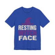 Resting Witch Face Shirt - Funny Halloween Tee in True Royal