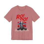 Ro Ro Norwegian Viking Ship T-Shirt in Heather Mauve