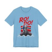 Ro Ro Norwegian Viking Ship T-Shirt in Ocean Blue
