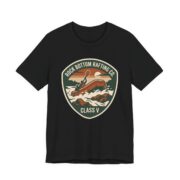 Rock Bottom Rafting Co Class V Shirt - Funny Outdoors Parody in Black