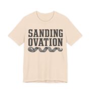 Sanding Ovation Shirt - Funny Woodworking Carpenter Gift in Soft Cream