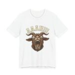 Screaming Goat Funny Farm Animal T-Shirt in White