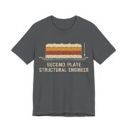 Second Plate Structural Engineer Shirt in Asphalt