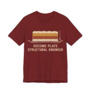 Second Plate Structural Engineer Shirt in Cardinal