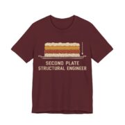 Second Plate Structural Engineer Shirt in Maroon