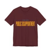 Secret Santa, Public Disappointment Shirt - Funny Gift Tee in Maroon