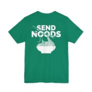 Send Noods Tee — Funny Ramen Shirt for Foodies & Noodle Lovers in Kelly