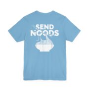 Send Noods Tee — Funny Ramen Shirt for Foodies & Noodle Lovers in Ocean Blue