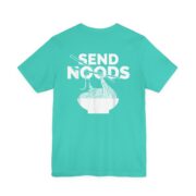 Send Noods Tee — Funny Ramen Shirt for Foodies & Noodle Lovers in Teal