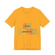 Six Seven Funny Meme T-Shirt in Gold