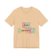 Six Seven Funny Meme T-Shirt in Sand Dune