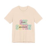 Six Seven Funny Meme T-Shirt in Soft Cream