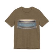 Snow Globe Personality Shirt - Funny Christmas Tee in Heather Olive
