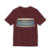 Snow Globe Personality Shirt - Funny Christmas Tee in Maroon