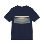 Snow Globe Personality Shirt - Funny Christmas Tee in Navy