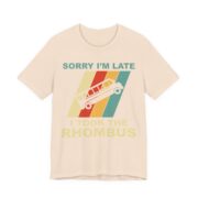 Sorry I’m Late I Took The Rhombus Math T-Shirt in Soft Cream