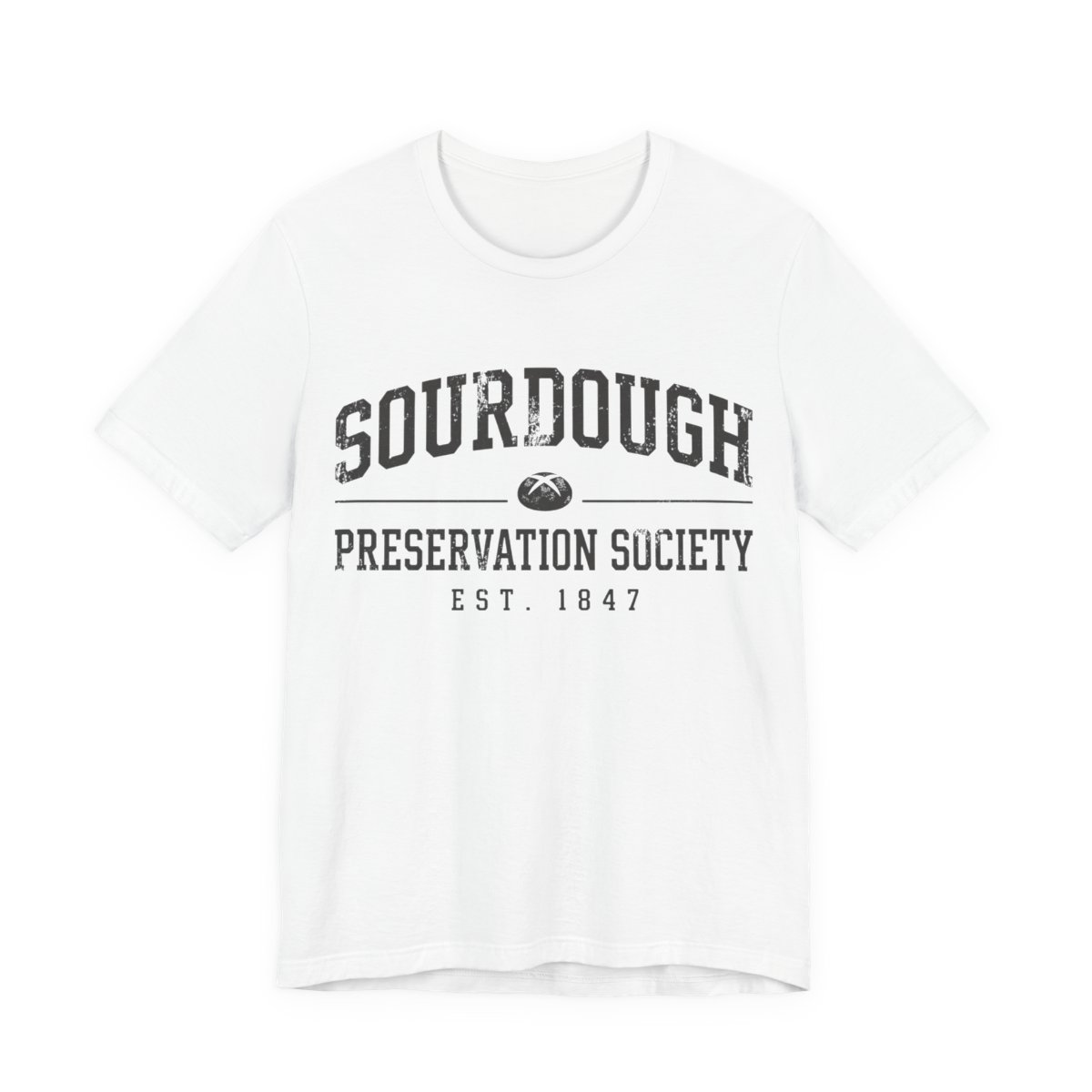 Sourdough Preservation Society Shirt - Funny Bread Baker Gift in White