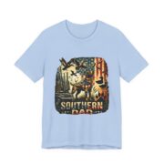 Southern Dad Duck Hunting Camo T-Shirt in Baby Blue