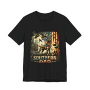 Southern Dad Duck Hunting Camo T-Shirt in Black
