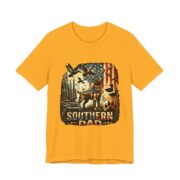 Southern Dad Duck Hunting Camo T-Shirt in Gold