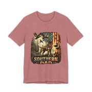 Southern Dad Duck Hunting Camo T-Shirt in Heather Mauve